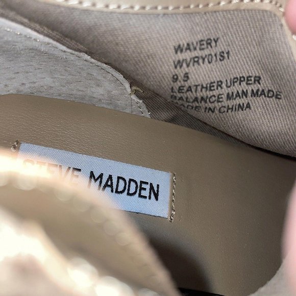 STEVE MADDEN Women's WAVERLY wedge suede sneakers in TAUPE sz 9.5 - EUC - Picture 7 of 10